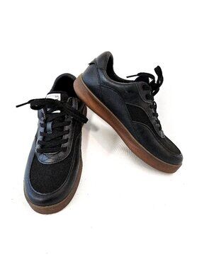 Vessi Courtside Classic Sneakers Vegan Low Top Waterproof Shoes Black Mens 11